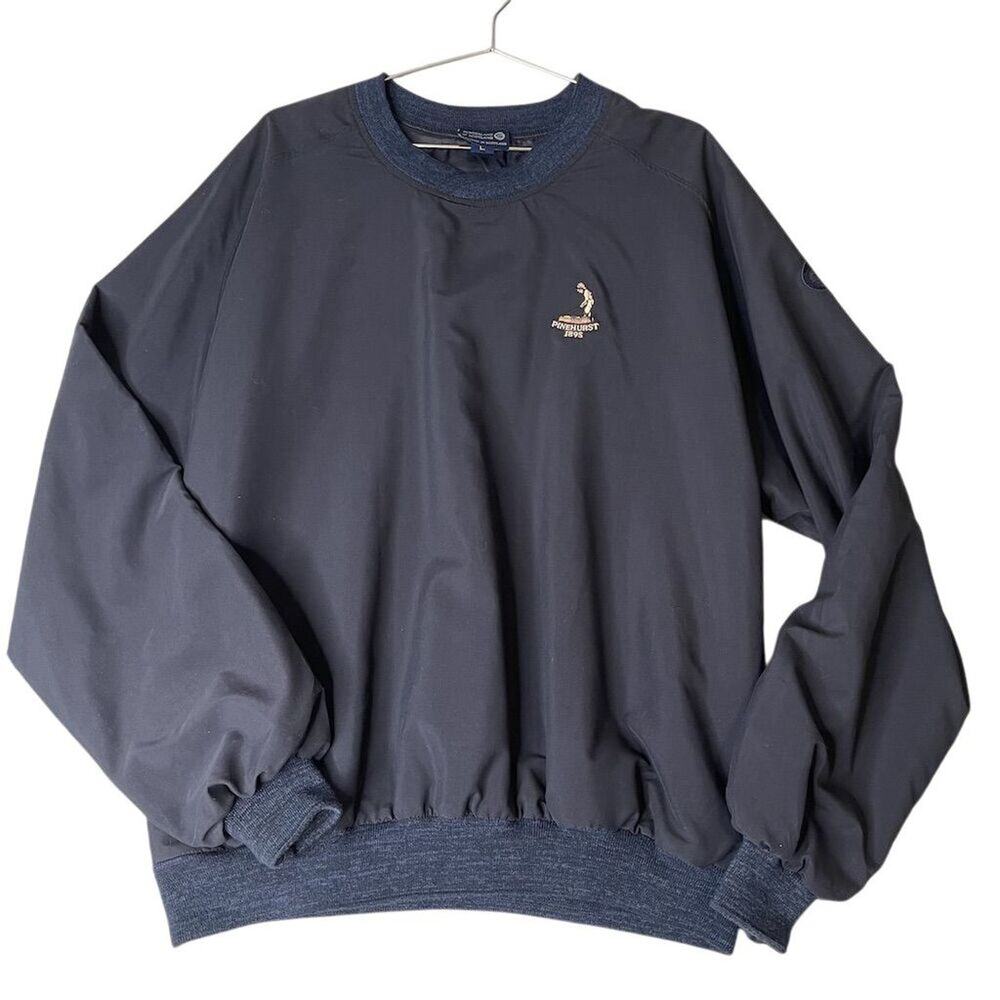 Sunderland of Scotland Men's Blue Golf Pullover Size L Pinehurst 1895
